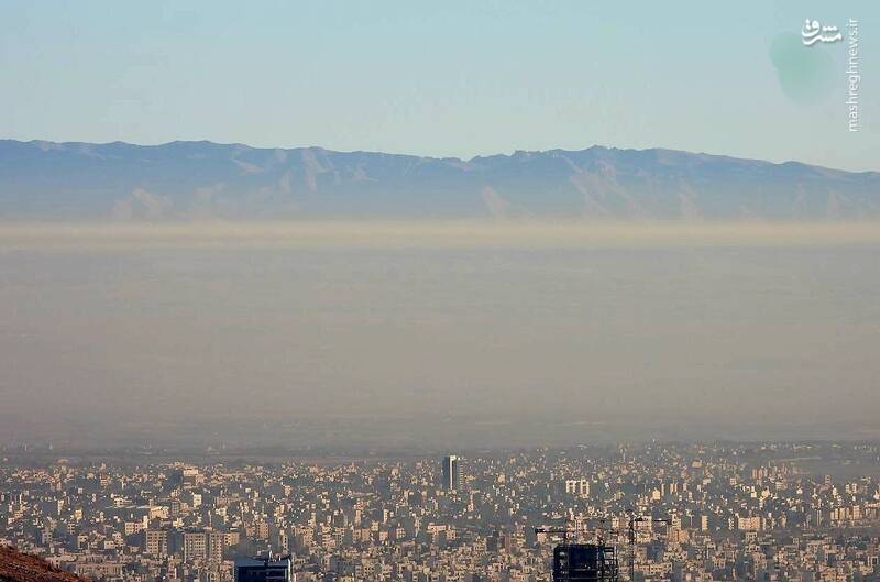 تصویری عجیب از آلودگی هوای شهر مشهد