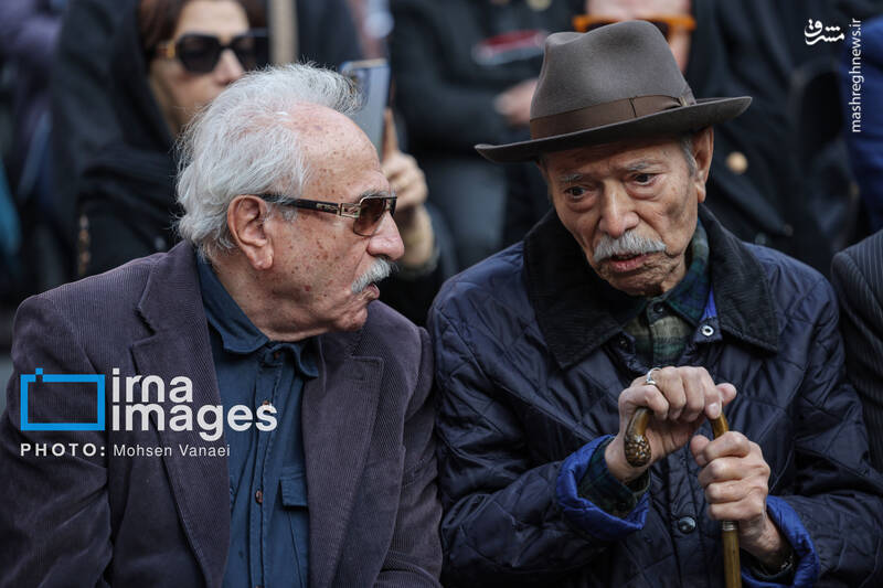 عکس / حضور چهره‌ها در مراسم تشییع پیکر هادی مرزبان