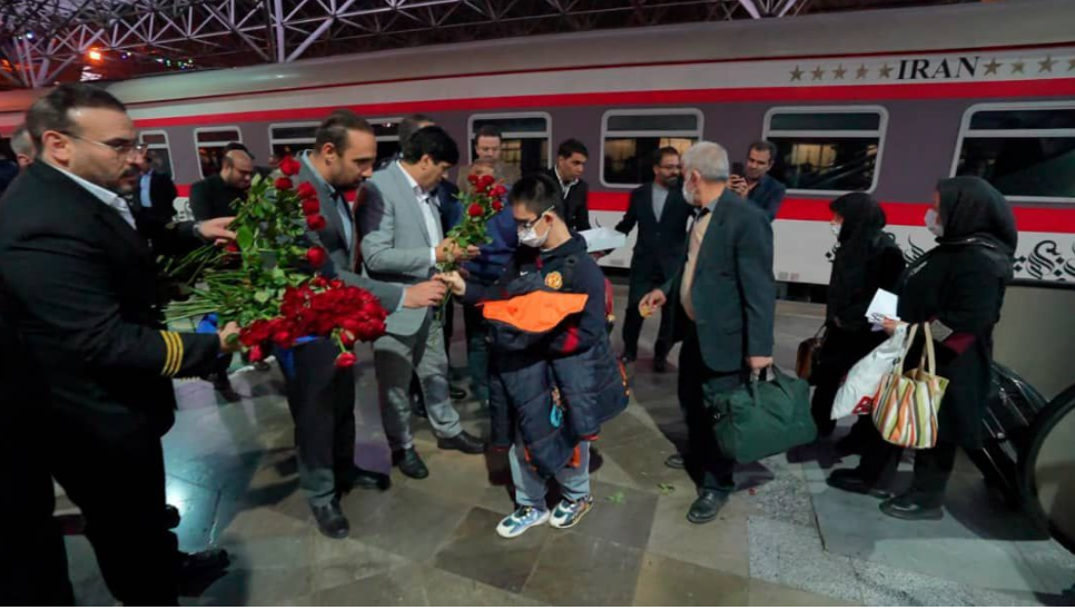 افتتاح رام سوم قطار پنج ستاره «ایران» در مسیر تهران - مشهد 2