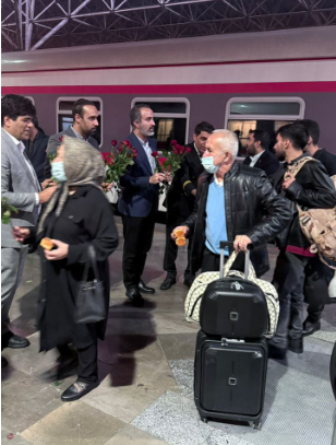 افتتاح رام سوم قطار پنج ستاره «ایران» در مسیر تهران - مشهد