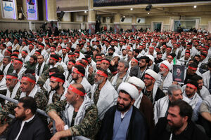 مراسم روز بسیج در حسینیه امام خمینی(ره)