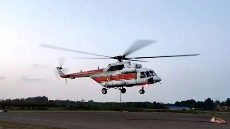 فیلم/ اطفای حریق در جنگلهای گلستان با بالگرد هلالاحمر