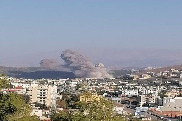 حملات هوایی ریم صهیونیستی به جنوب لبنان+ فیلم