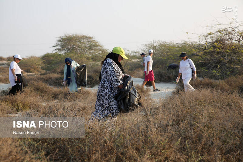 عکس / پاکسازی سواحل کیش 32