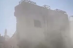 فیلم/ آغاز عملیات تخریب خانه‌های فلسطینیان در جنین