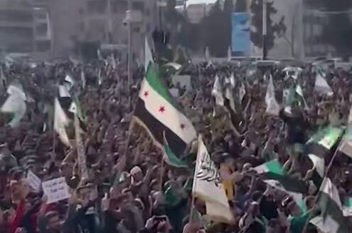 فیلم/ تظاهرات ضد صهیونیستی در سوریه