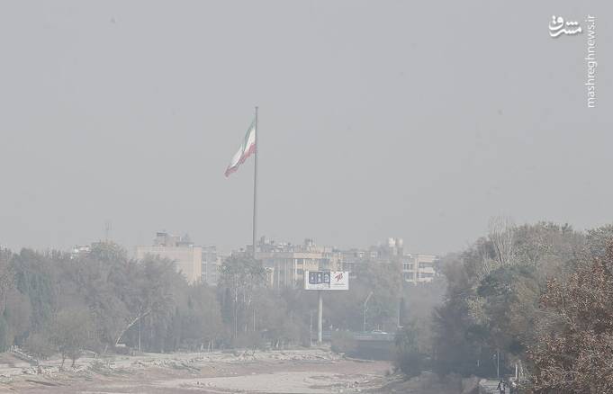 عکس/ اصفهان غرق در آلاینده‌ها