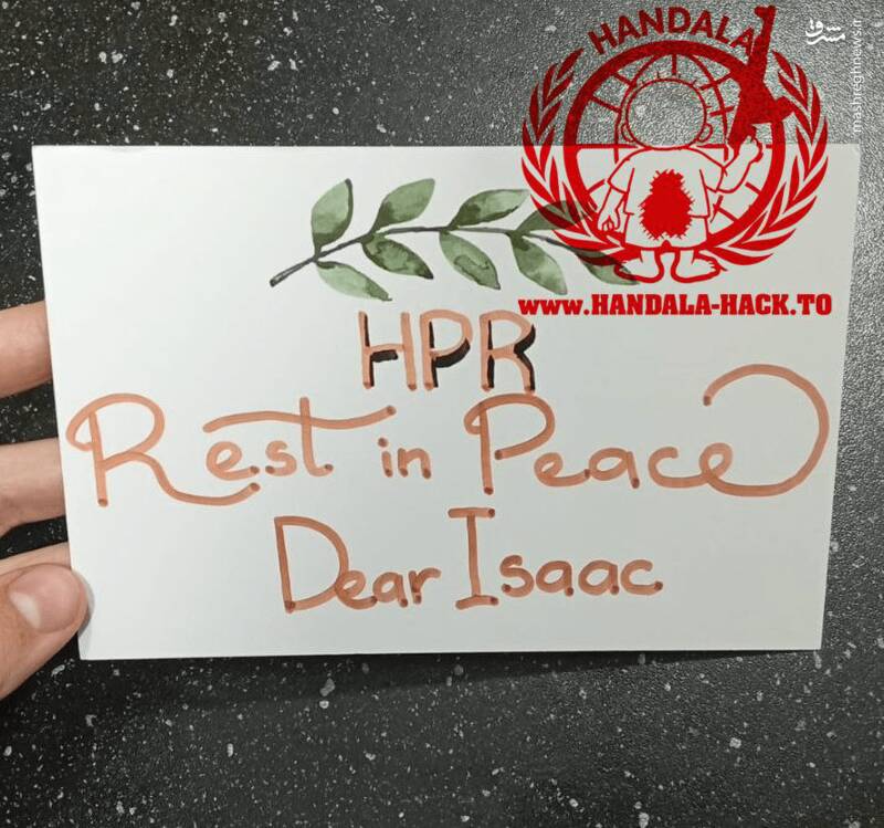 دسته‌گل حنظله در صندوق عقب دانشمند صهیونیست+ عکس