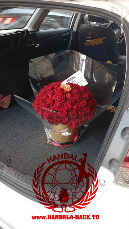 دستهگل حنظله در صندوق عقب دانشمند صهیونیست+ عکس