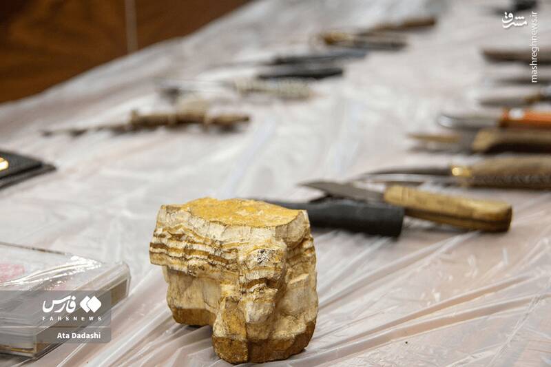 عکس / کشفیات سپاه تبریز در ایست و بازرسی‌های بسیج 2