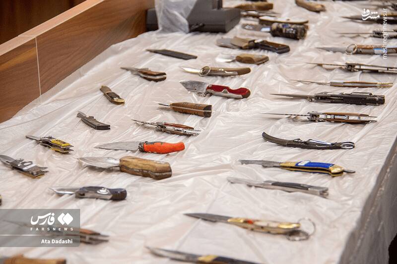 عکس / کشفیات سپاه تبریز در ایست و بازرسی‌های بسیج 19