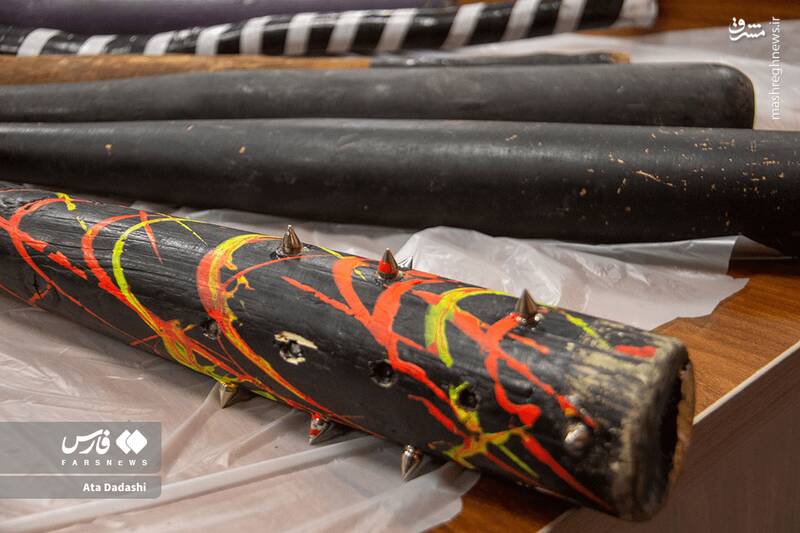 عکس / کشفیات سپاه تبریز در ایست و بازرسی‌های بسیج 18