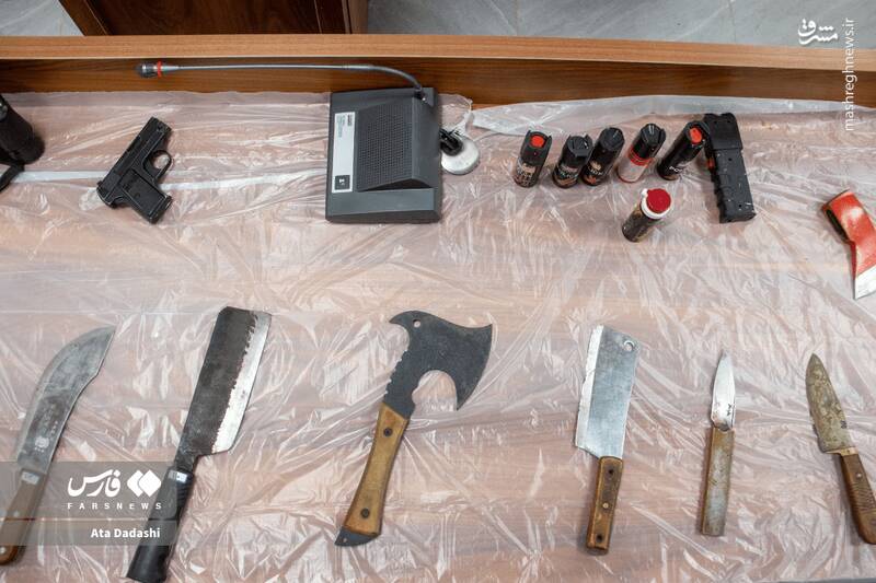 عکس / کشفیات سپاه تبریز در ایست و بازرسی‌های بسیج 12