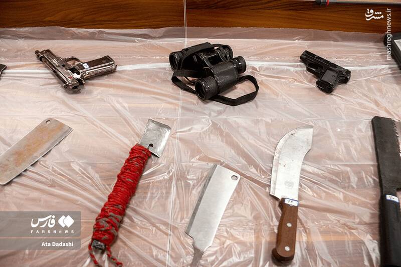 عکس / کشفیات سپاه تبریز در ایست و بازرسی‌های بسیج 9