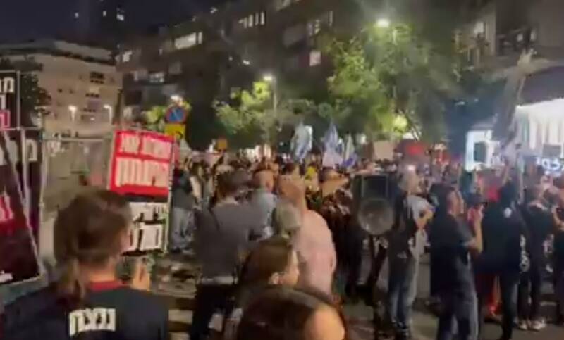 فیلم/ تظاهرات علیه نتانیاهو در تل آویو