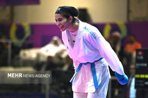 دختر کاراته‌کای ایران تاریخ‌ساز شد / گلشاد نژاد اولین طلای جهانی تاریخ ایران را کسب کرد