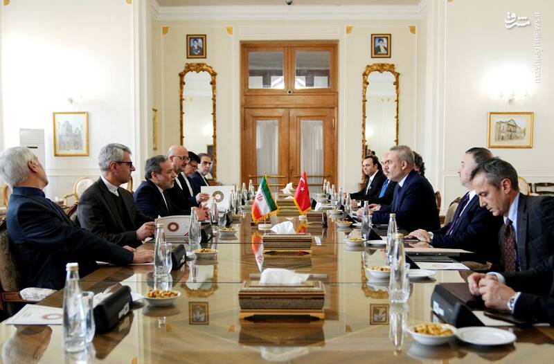 عکس / دیدار وزرای خارجه ایران و ترکیه در تهران 4