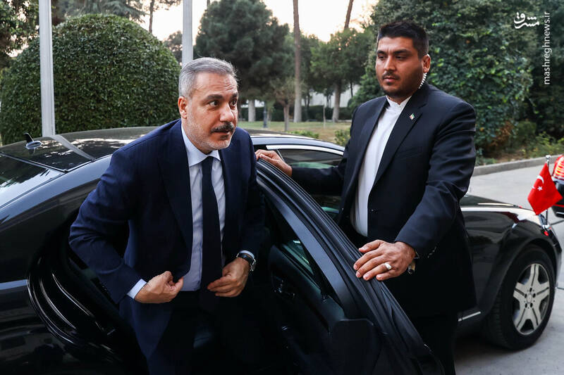 عکس / دیدار وزیر امور خارجه ترکیه با قالیباف 2