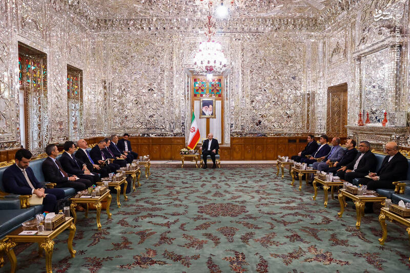 عکس / دیدار وزیر امور خارجه ترکیه با قالیباف 17