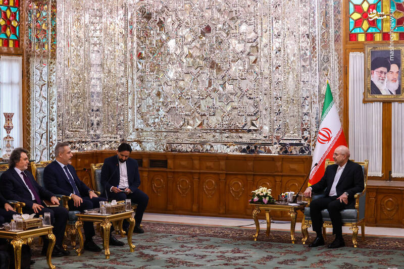 عکس / دیدار وزیر امور خارجه ترکیه با قالیباف 8