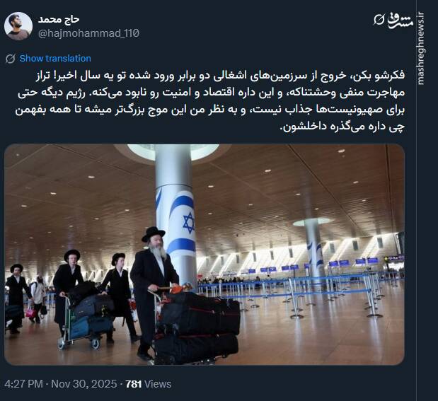 سرزمینی که دیگه برای غاصبانش هم جذاب نیست!