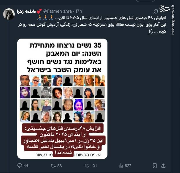 افزایش قتل های جنسیتی در سرزمین حامیان زن، زندگی، آزادی