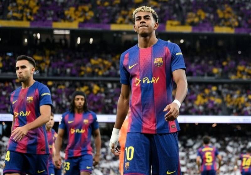 لامین یامال , تیم فوتبال بارسلونا , تیم ملی فوتبال اسپانیا , تیم ملی فوتبال مراکش , جام جهانی فوتبال ,