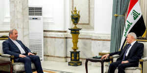 تاکید رئیس‌جمهور عراق بر اهمیت تقویت روابط بغداد - تهران