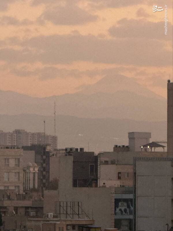 عکس / بالاخره دماوند نمایان شد! 2