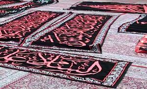 فیلم / مرقد قمر بنی هاشم در عزای مادر سیاه‌پوش شد