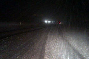 فیلم / آغاز بارش برف پاییزی در فیروزکوه