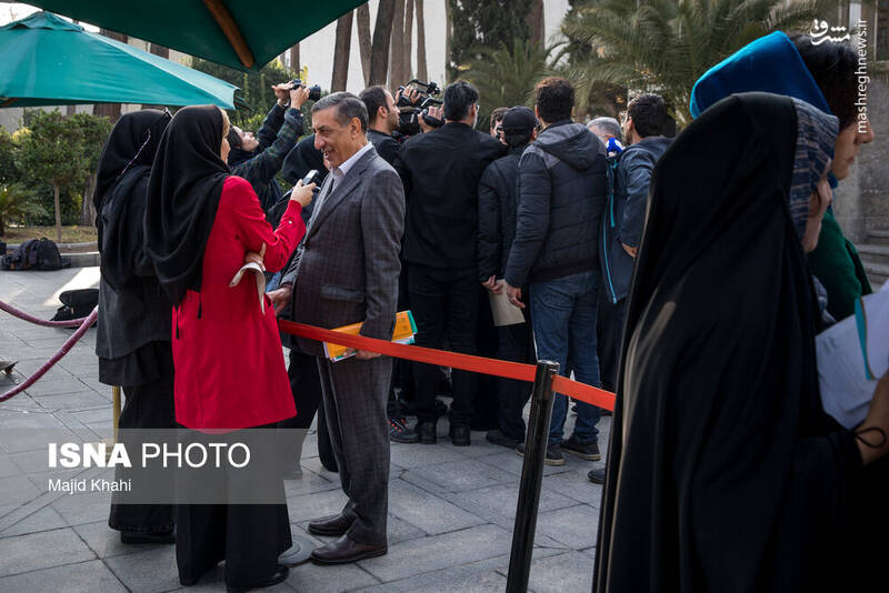 عکس / اعضای هیأت دولت در جمع خبرنگاران 8