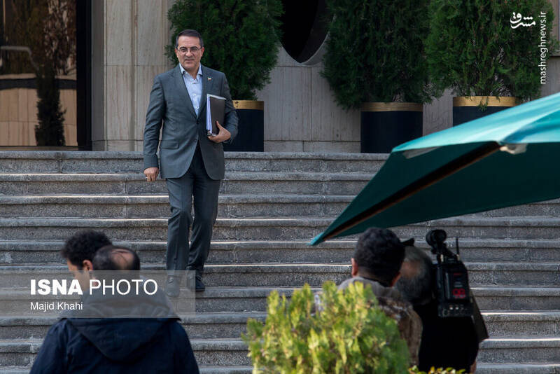 عکس / اعضای هیأت دولت در جمع خبرنگاران 3