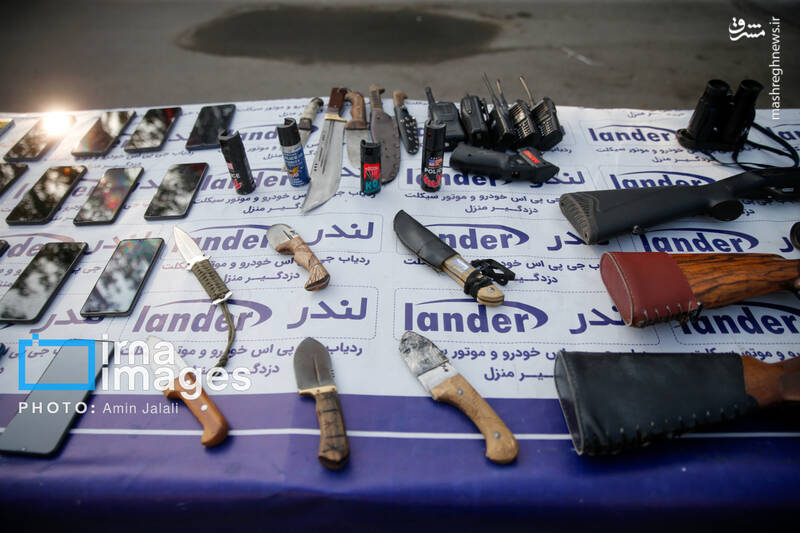 عکس / دستگیری 230 سارق و مالخر در پایتخت 13