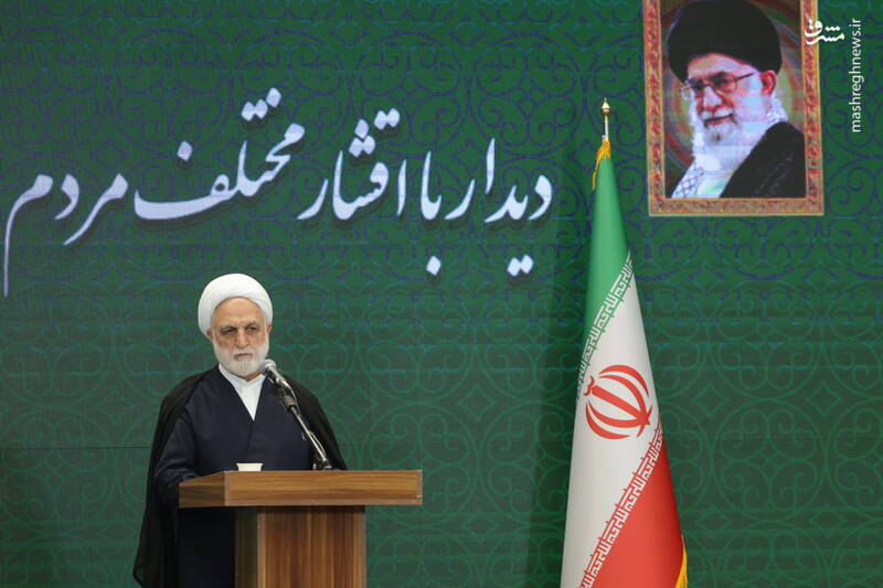 عکس / دیدار رئیس عدلیه با اقشار مختلف مردم در یزد 14