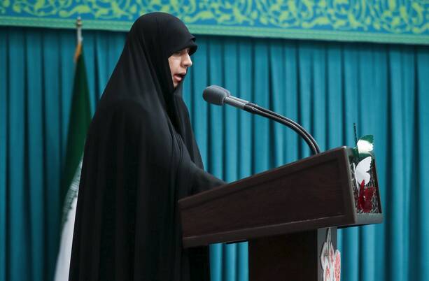  دختر شهید سلامی در حسینیه امام خمینی(ره) چه گفت؟