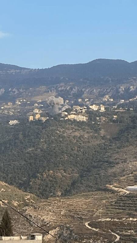 جنگنده‌های اسرائیلی جنوب لبنان را بمباران کردند +عکس