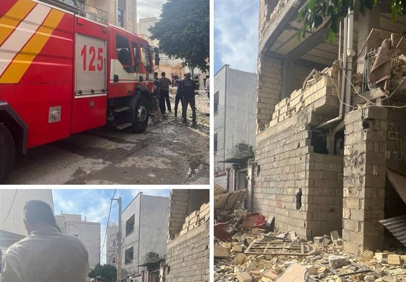 بوشهر،حادثه،عمليات،محل،تيم،اشاره،انفجار،حضور،آواربرداري،امدا ...