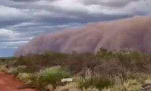طوفان شن در استرالیا