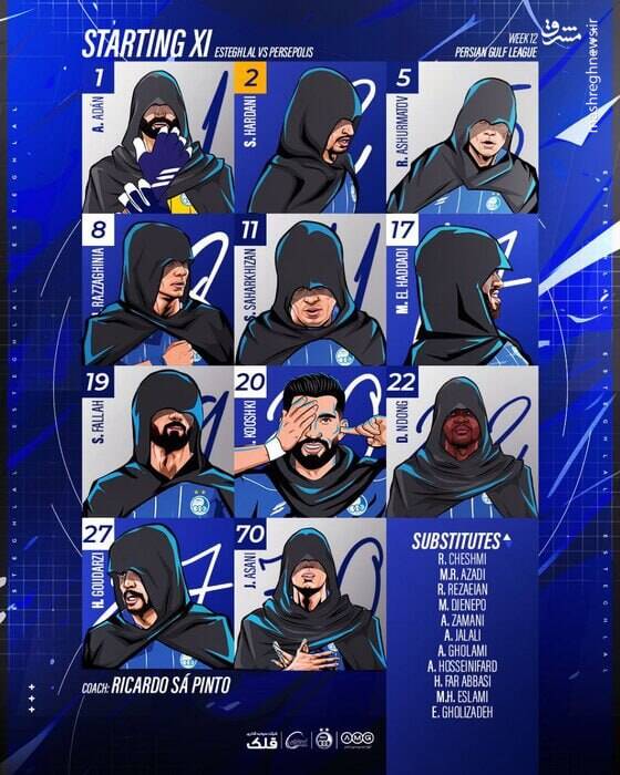 ترکیب استقلال و پرسپولیس مشخص شد