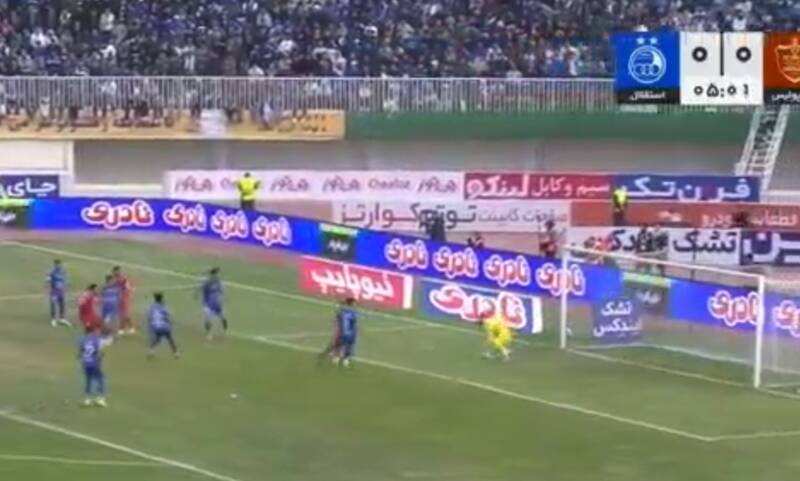 فیلم/ شوت کم جان اورنوف در دستان آدان