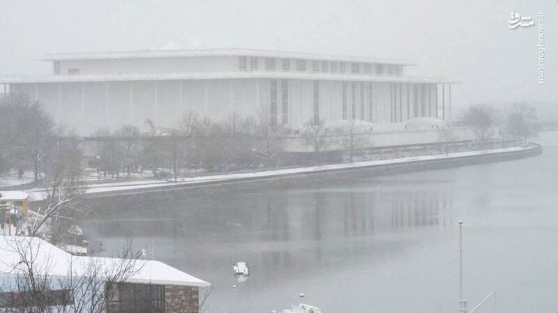 بارش شدید برف در محل برگزاری مراسم قرعه کشی جام جهانی ۲۰۲۶ +فیلم
