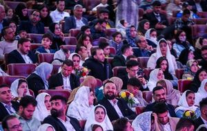 جشن ازدواج ۱۱۴ زوج کم توان