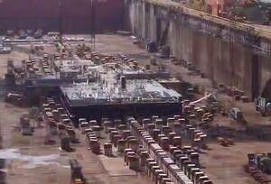 فیلم / تایم‌لپسی دیدنی از روند ساخت یک کشتی تفریحی