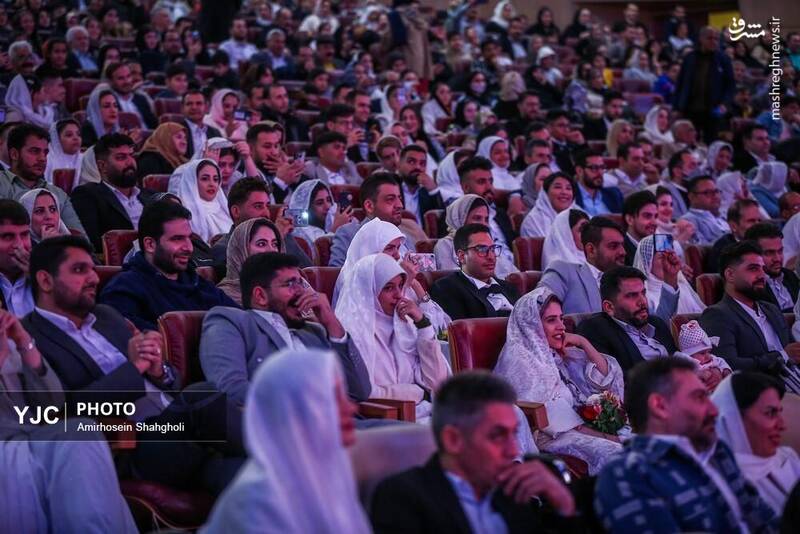 عکس / جشن ازدواج 114 زوج کم توان 24