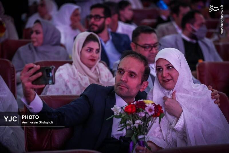 عکس / جشن ازدواج 114 زوج کم توان 9