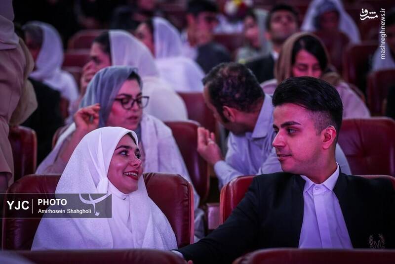 عکس / جشن ازدواج 114 زوج کم توان 8