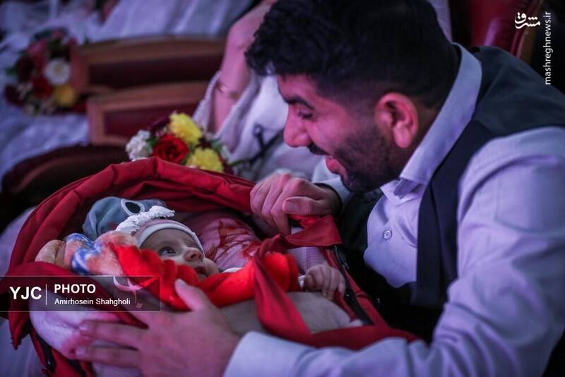 عکس / جشن ازدواج 114 زوج کم توان 6