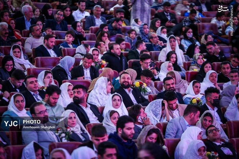 عکس / جشن ازدواج 114 زوج کم توان 5