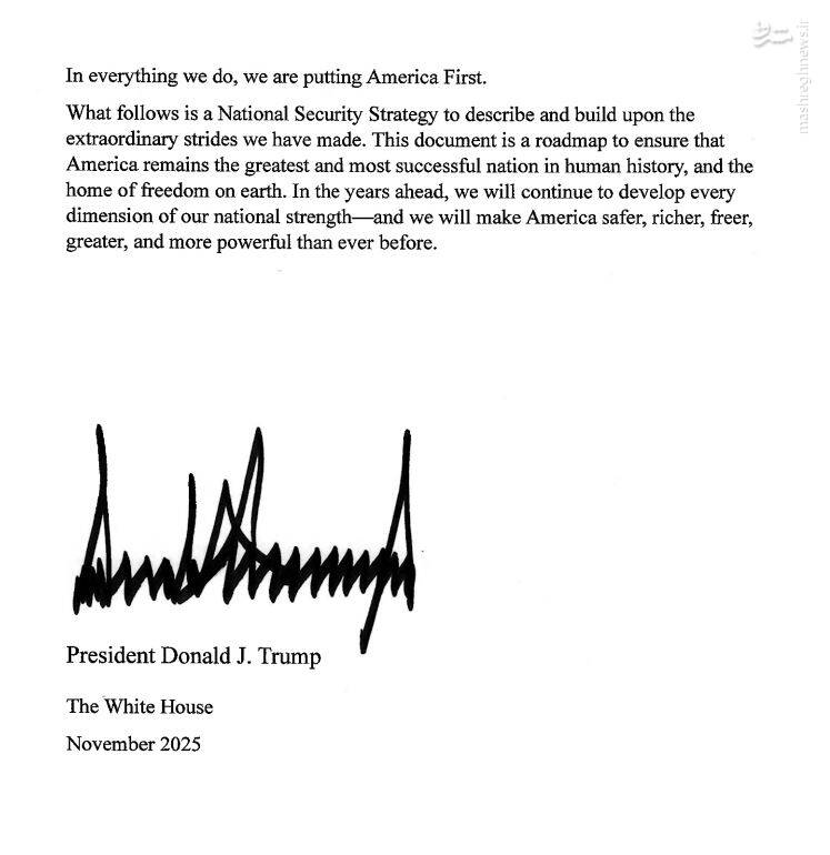 سند جدید راهبرد امنیت ملی آمریکا درباره ایران چه می‌گوید؟ / تمرکز شدید ترامپ بر نیمکره غربی و بالا رفتن وزن نظامی آمریکایی‌ها 4